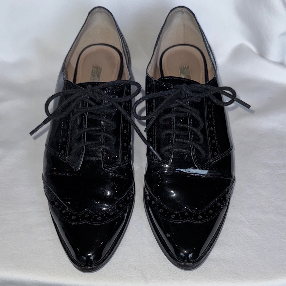 Louise et Cie Black Patent Leather Loafers